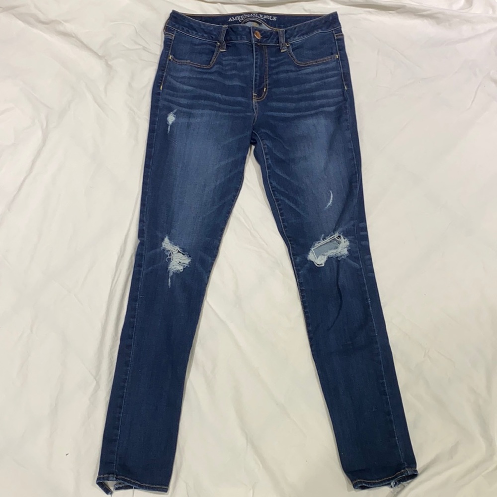 American Eagle Dark Wash Super Stretch Jegging